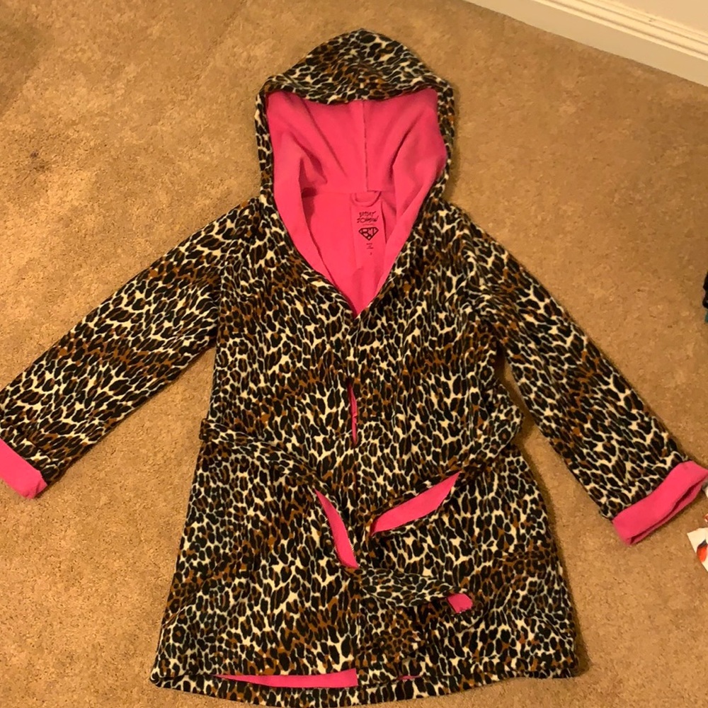 Betsey Johnson Cheetah Bath robe